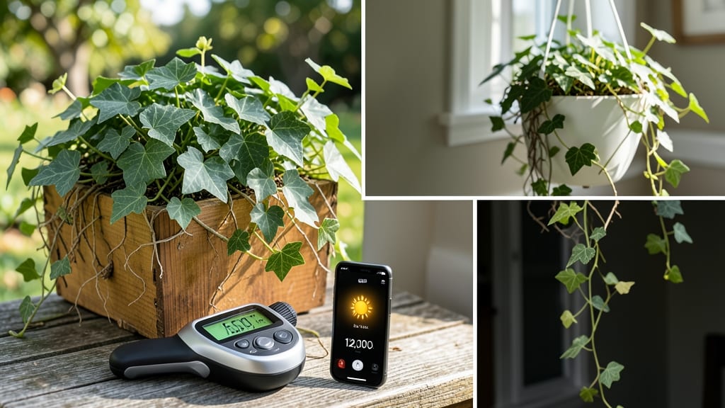 How Much Light Does an Ivy Plant Need: Thriving in 3–4 Hours of Bright Indirect Sunlight